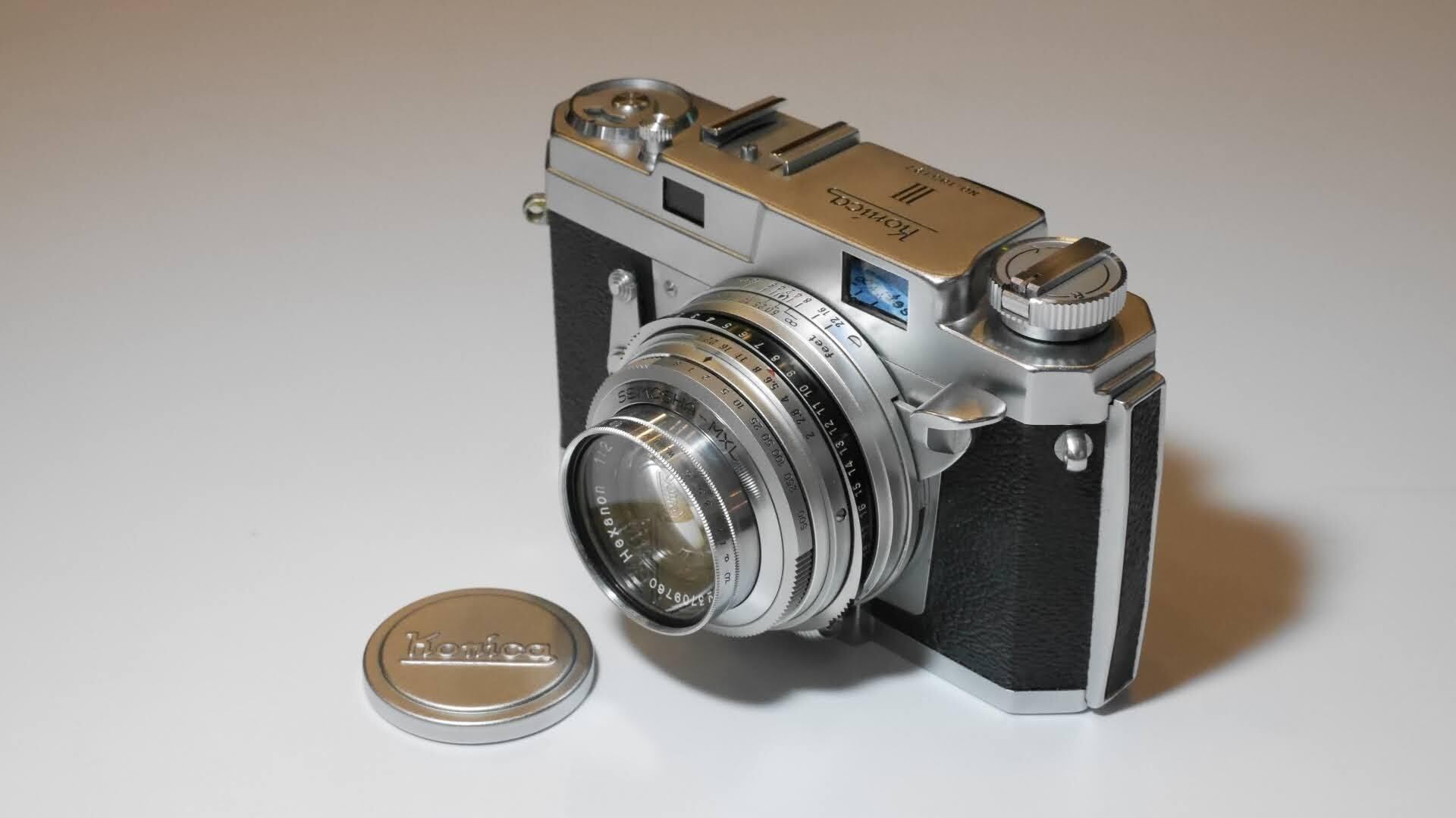 美品 整備済　KONICA III A Rangefinder 48mm f2