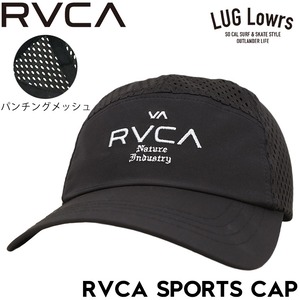 RVCA ルーカ キャップ メンズ 帽子 スポーツキャップ メッシュキャップ パンチングメッシュ ロゴキャップ ナイロンリップストップ スナップバック RVCA SPORTS CAP BG04A905 BLACK WHITE 26SU 日本代理店正規品