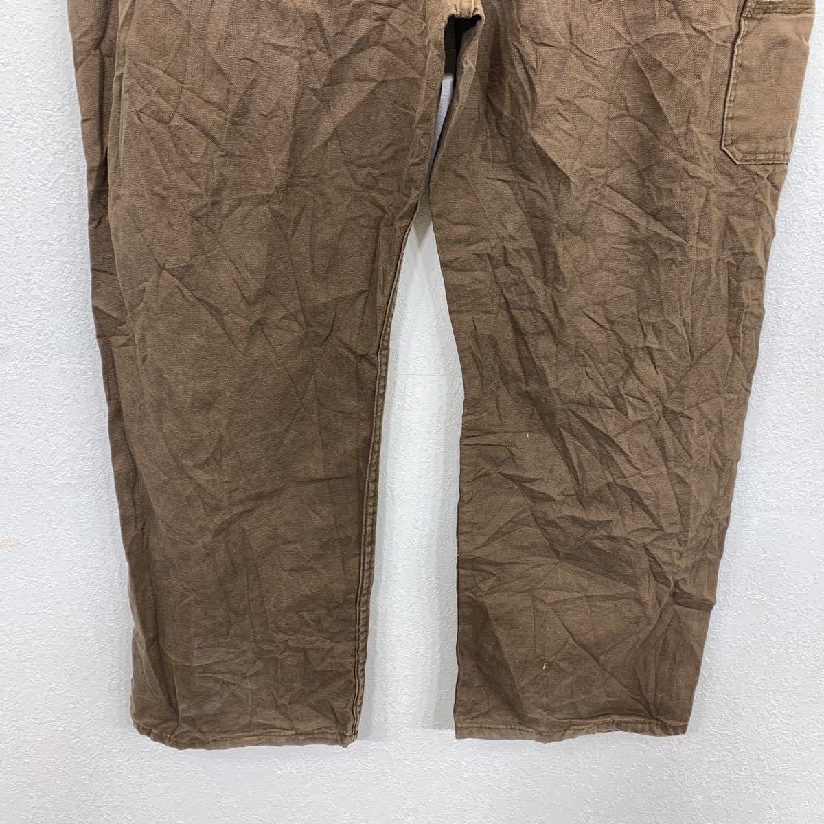 SCHMIDT ワーク・ペインターパンツ W46 シュミット ブラウン ビッグ