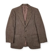 80s J.PRESS ジェイプレス ツイード 段返3B テーラードジャケット A4号 90-78-165 /ビンテージ/ブラウン/樫山