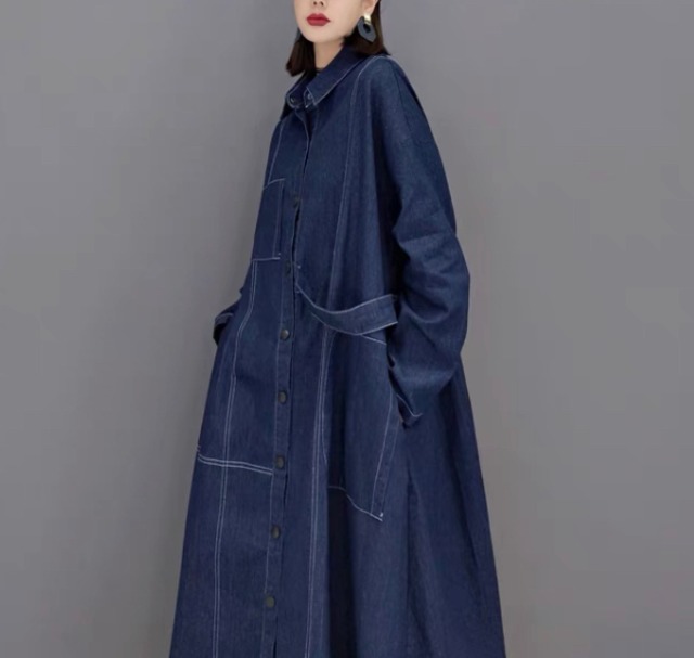 Denim Taste Onepiece Coat