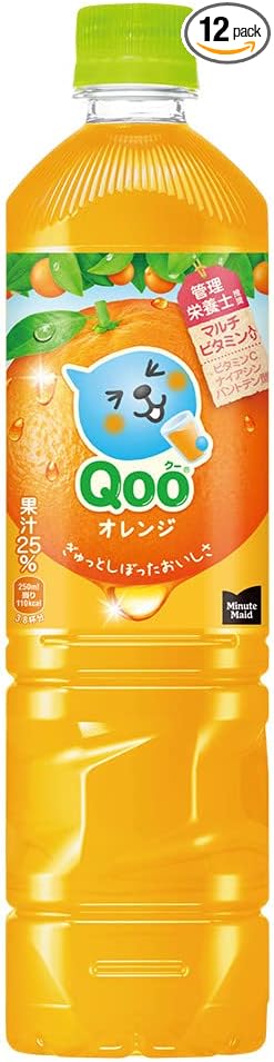 コカ・コーラ ミニッツ メイド Qoo オレンジ 950mlPET ×12本1 | グッド