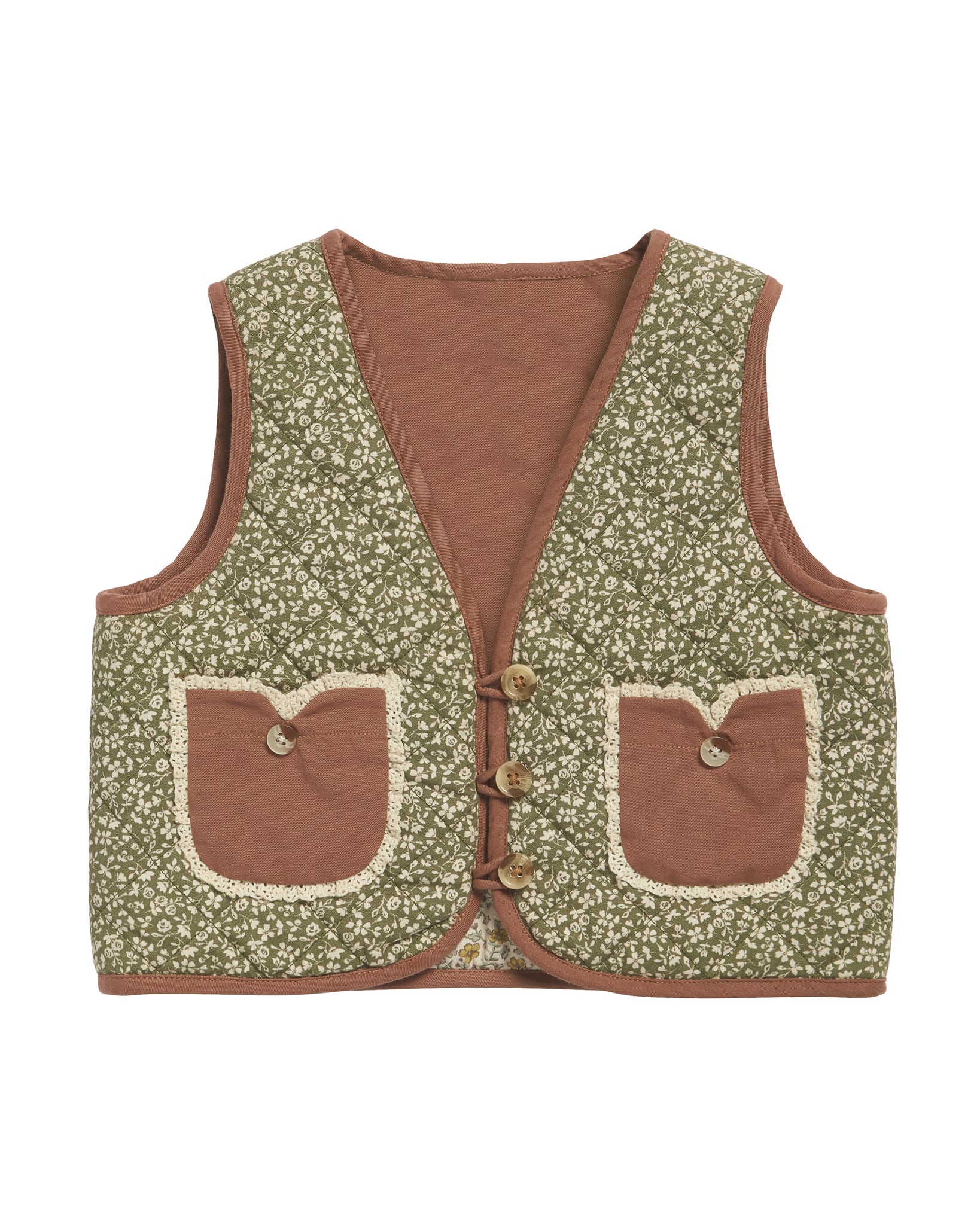 送料無料 Little cotton clothes/Jojo Reversible Jacket - Harlequin