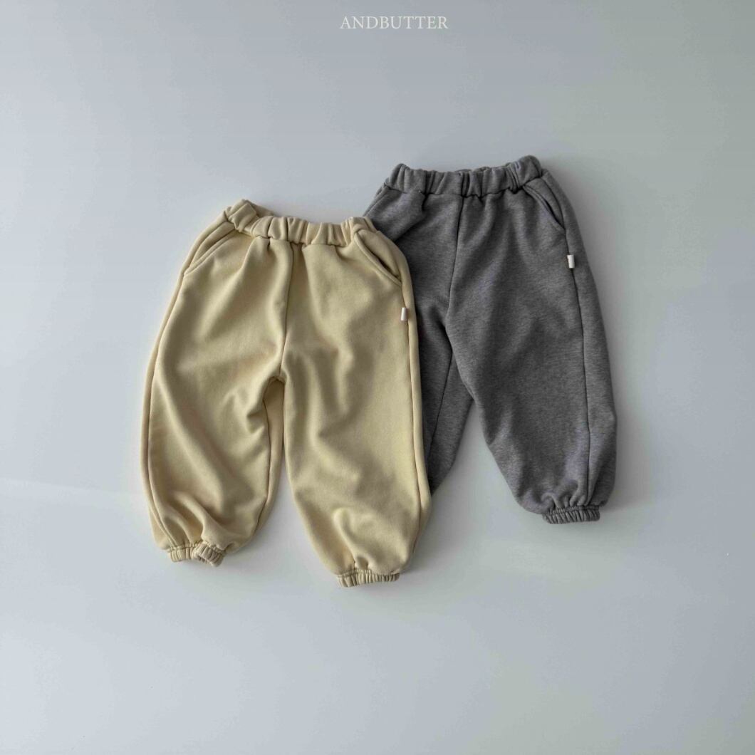 《送料無料》予約:ポケットジョガーパンツ【ANDBUTTER】