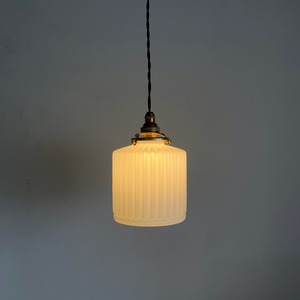 大正乳白硝子ランプシェード/ 05