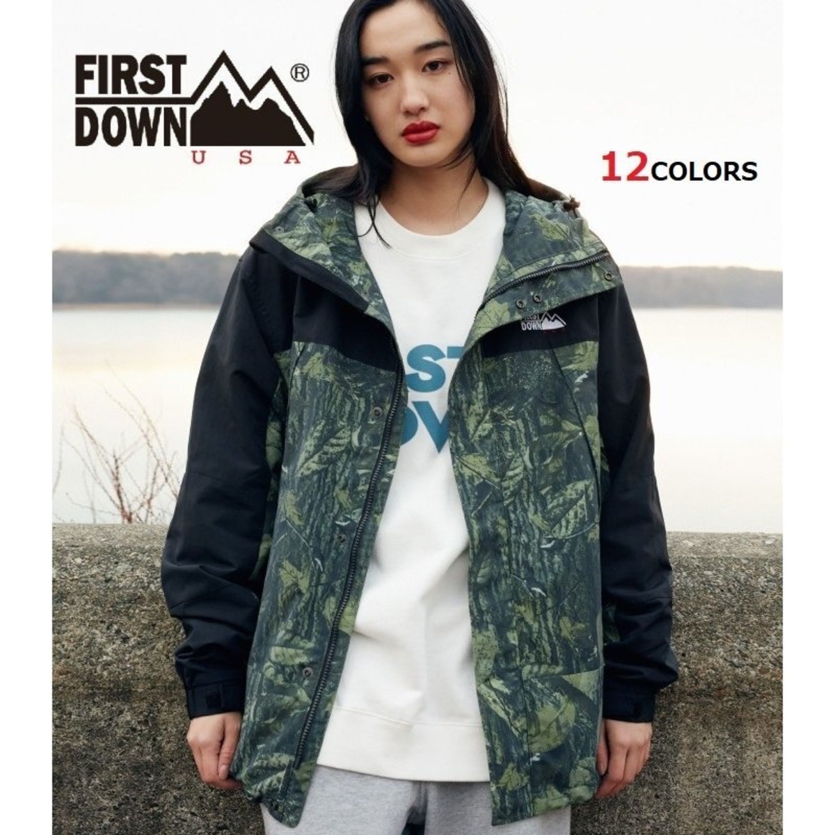 FIRST DOWN ファーストダウン マウンテンパーカー ジャケット メンズ 