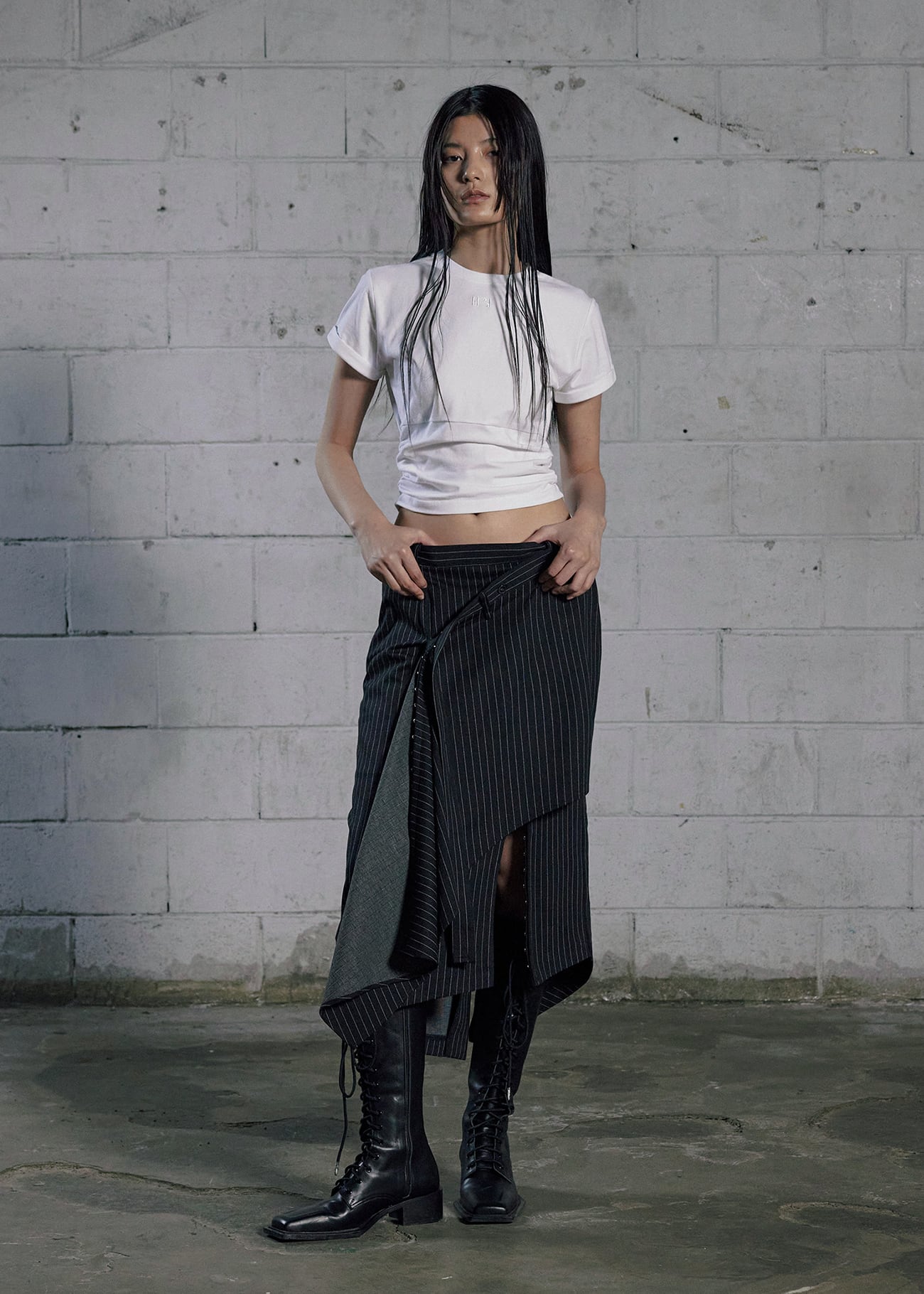 スカート BOHEMSEO bohemian seoul CROSSOVER SKIRT BOHEMSEO bohemian seoul CROSSOVER SKIRT