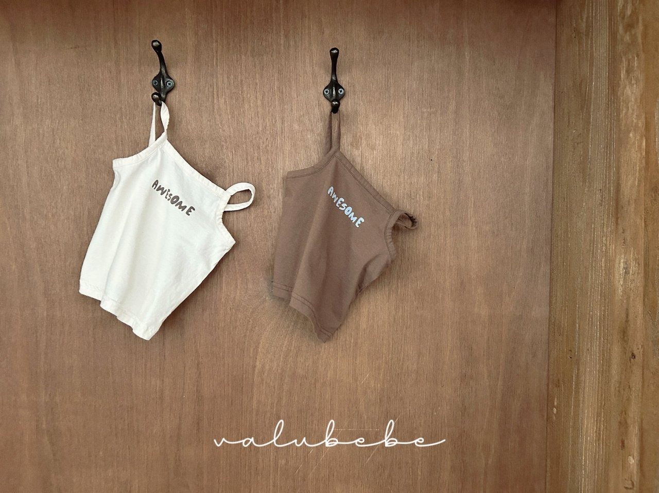[valubebe] Awesome Lettering Top Tee / [벨루베베] 어썸레터링탑티