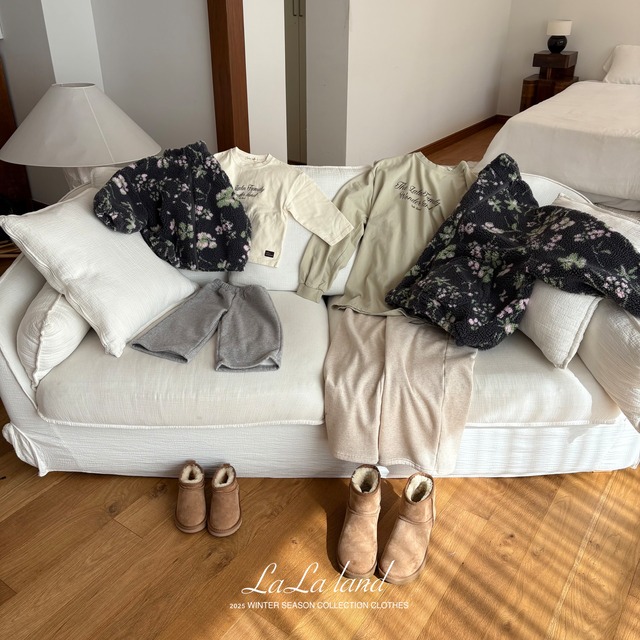 【予約】Mom Stretch Ribbed Minky Pants (adult)