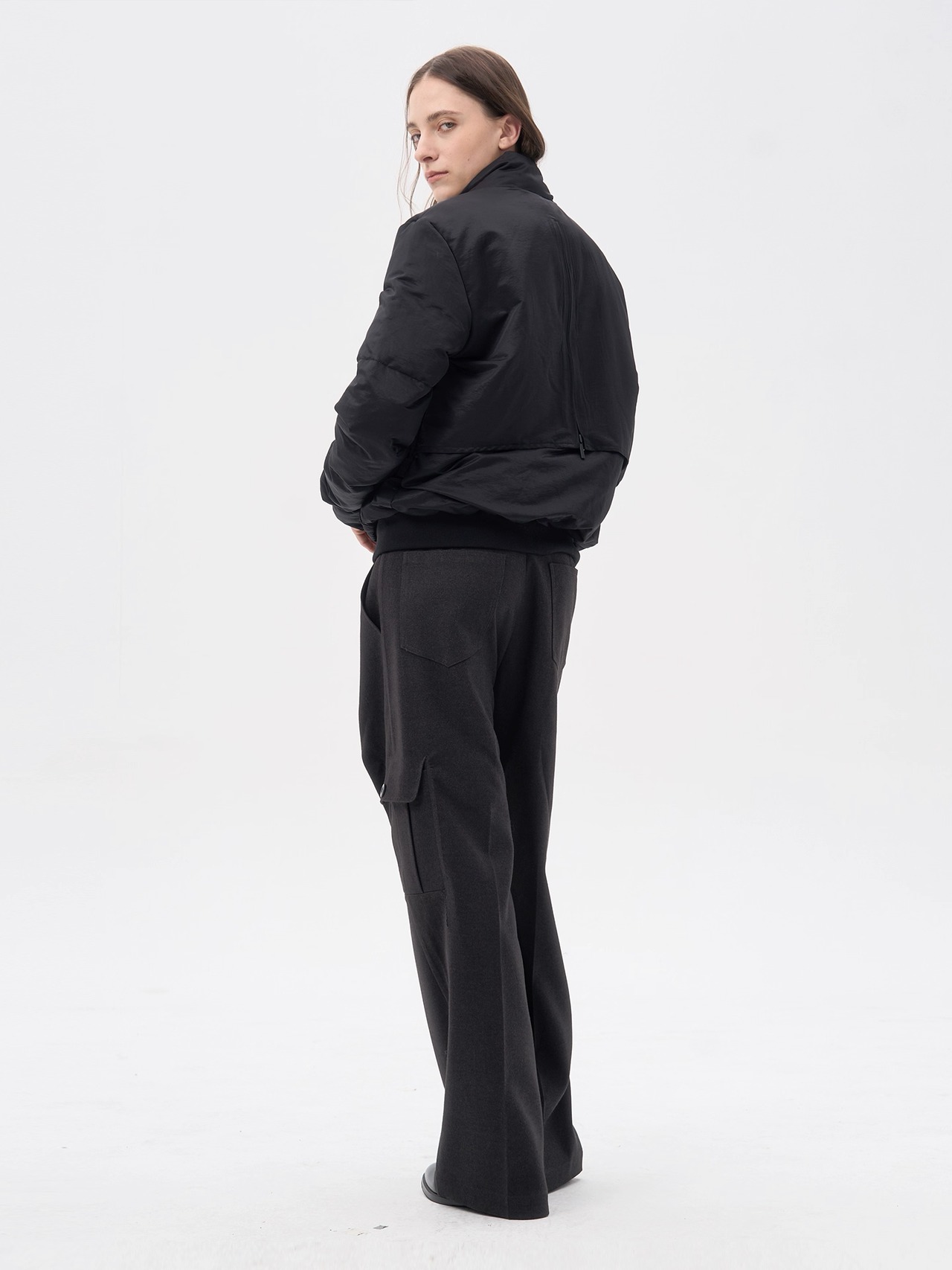 SLIGHT VOGUE x BEVAN UP Down Bomber Jacket