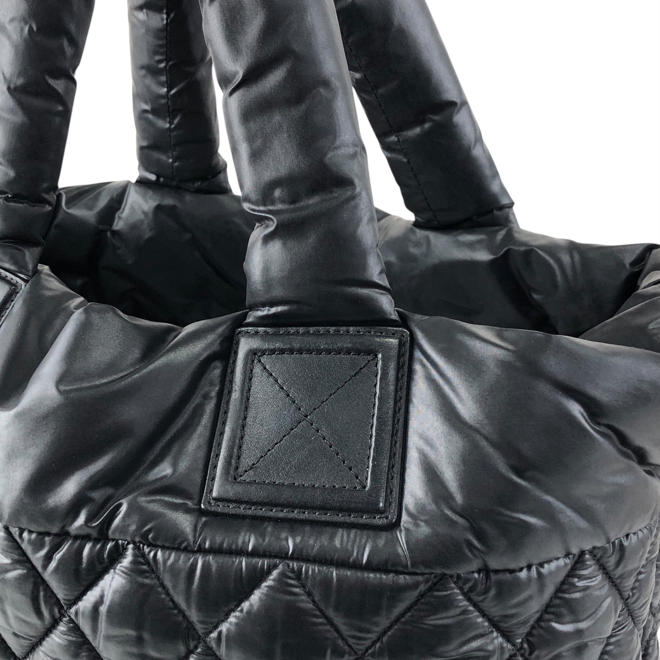 CHANEL　シャネル 　コココクーンGM　トートバッグ ナイロン ブラック　レディース　ハンドバッグ CHANEL シャネル コココクーン トートバッグ ブラック ナイロン