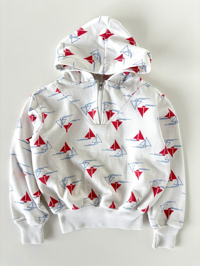 【12-18m相当・vintage】USA製　エレファント柄OshKoshデニムオーバーオール