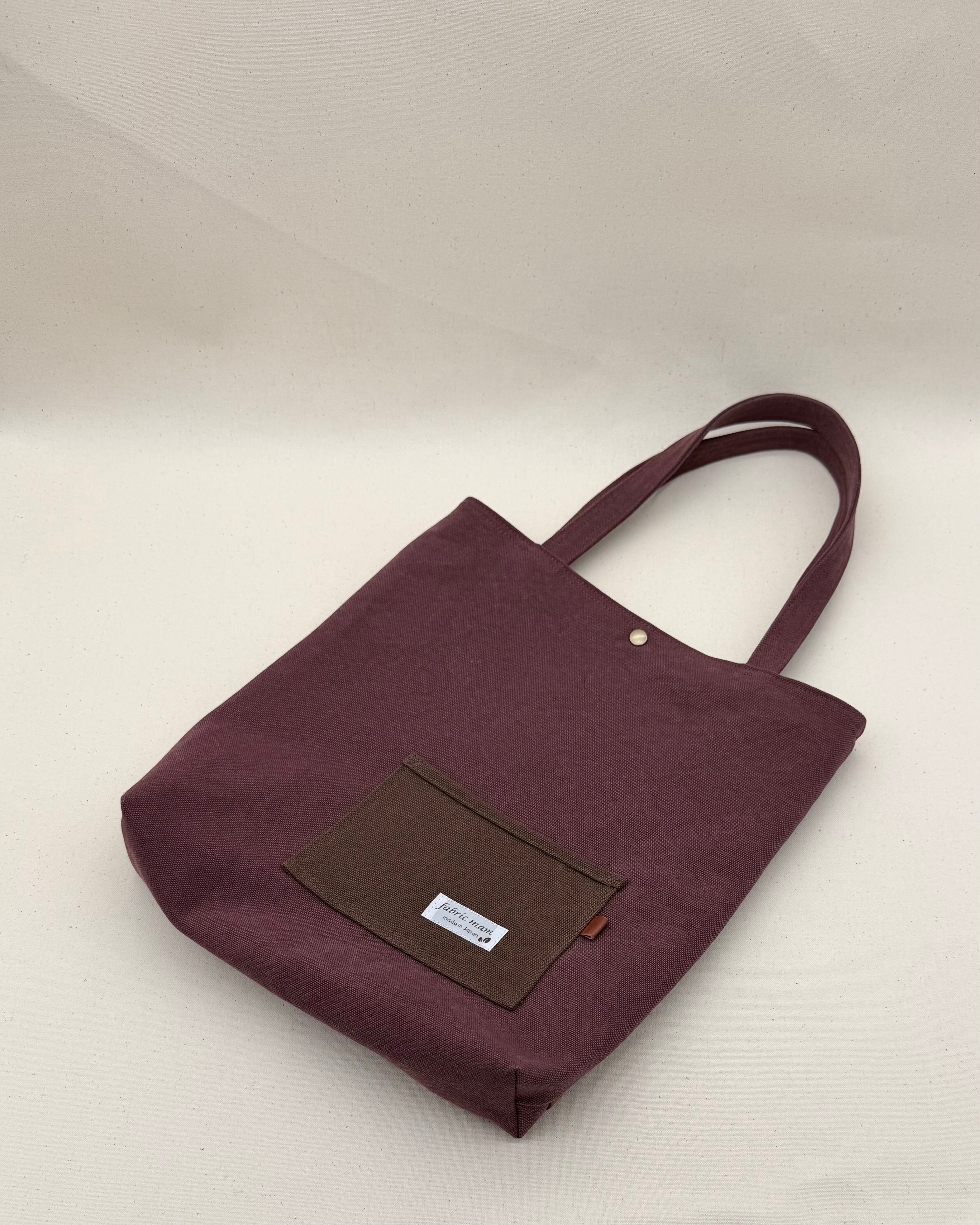 倉敷帆布で仕立てた Everyday Tote（サンドベージュ）｜A4対応・軽くて