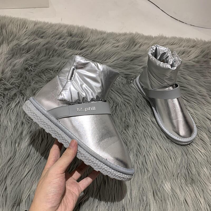 ブーツウィンターレッドカラーカジュアルショート 靴 シューズ コットン 冬物 ピュア フェイクシューズ59069144817