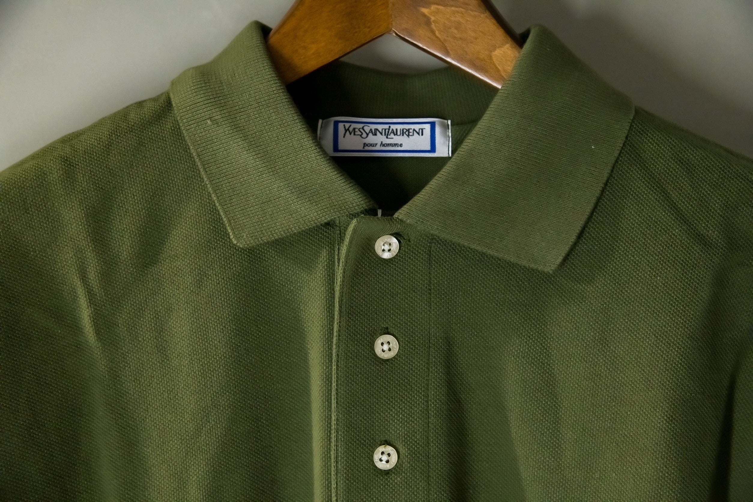 DEAD STOCK 80s YVES SAINT LAURENT ポロシャツ | NOUVEL des HIOC