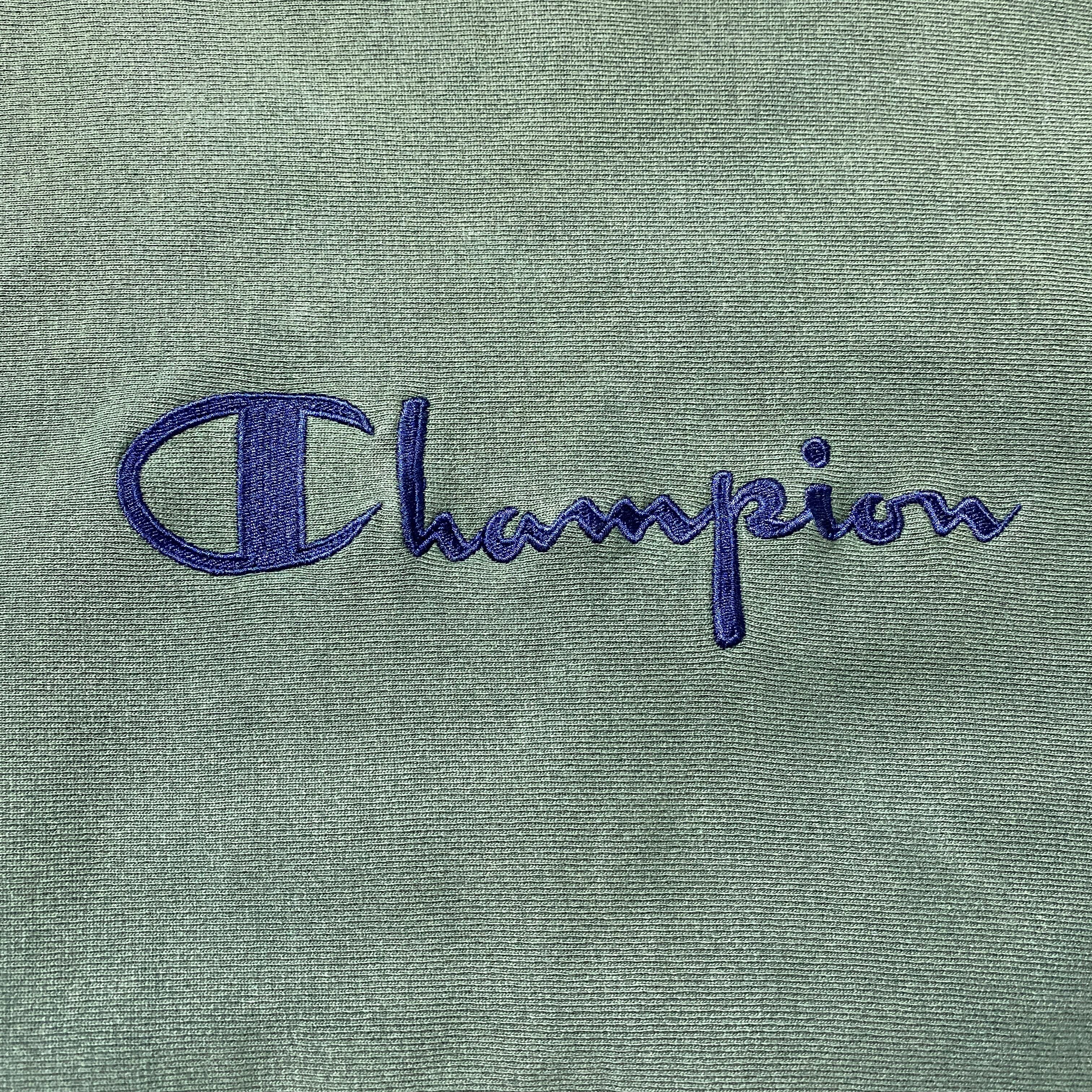 90's Champion チャンピオン リバースウィーブ 刺繍タグ 刺繍ロゴ