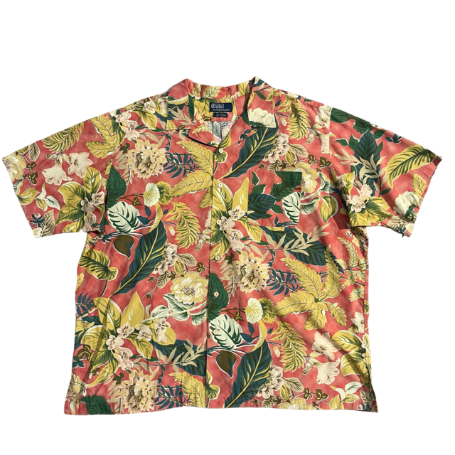 RALPH LAUREN OPEN COLLAR ALOHA SHIRTS