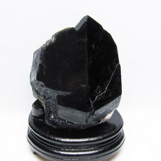 2.9Kg モリオン 黒水晶 原石 山東省産 台座付属 191-335 | 天然石