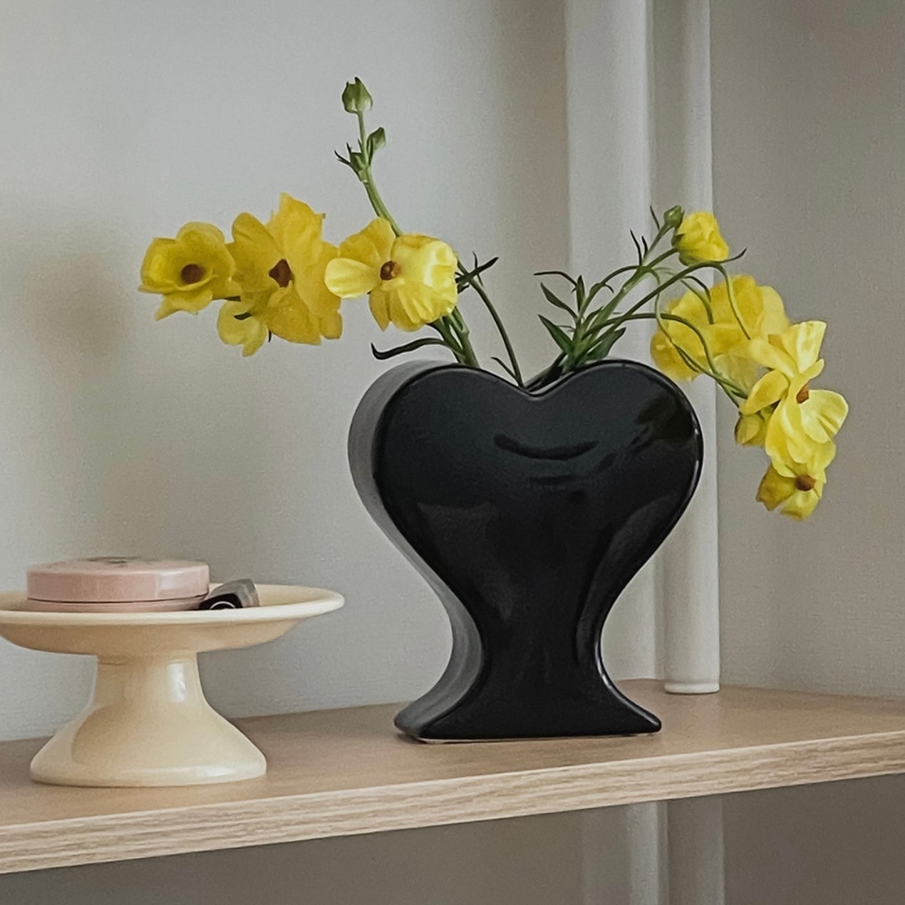 heart ceramic vase 3colors / ハート セラミック ベース