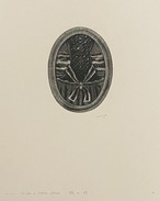 戸次祥子 BEKKI Shoko「To be a little stone 銀の珠 ぎんのたま」(木口木版) BEKKI Shoko/woodcut print thumbnail 2