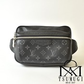 LOUIS VUITTON ルイヴィトン モノグラムエクリプス バムバッグアウトドア ショルダーバッグ M30245 ブラック