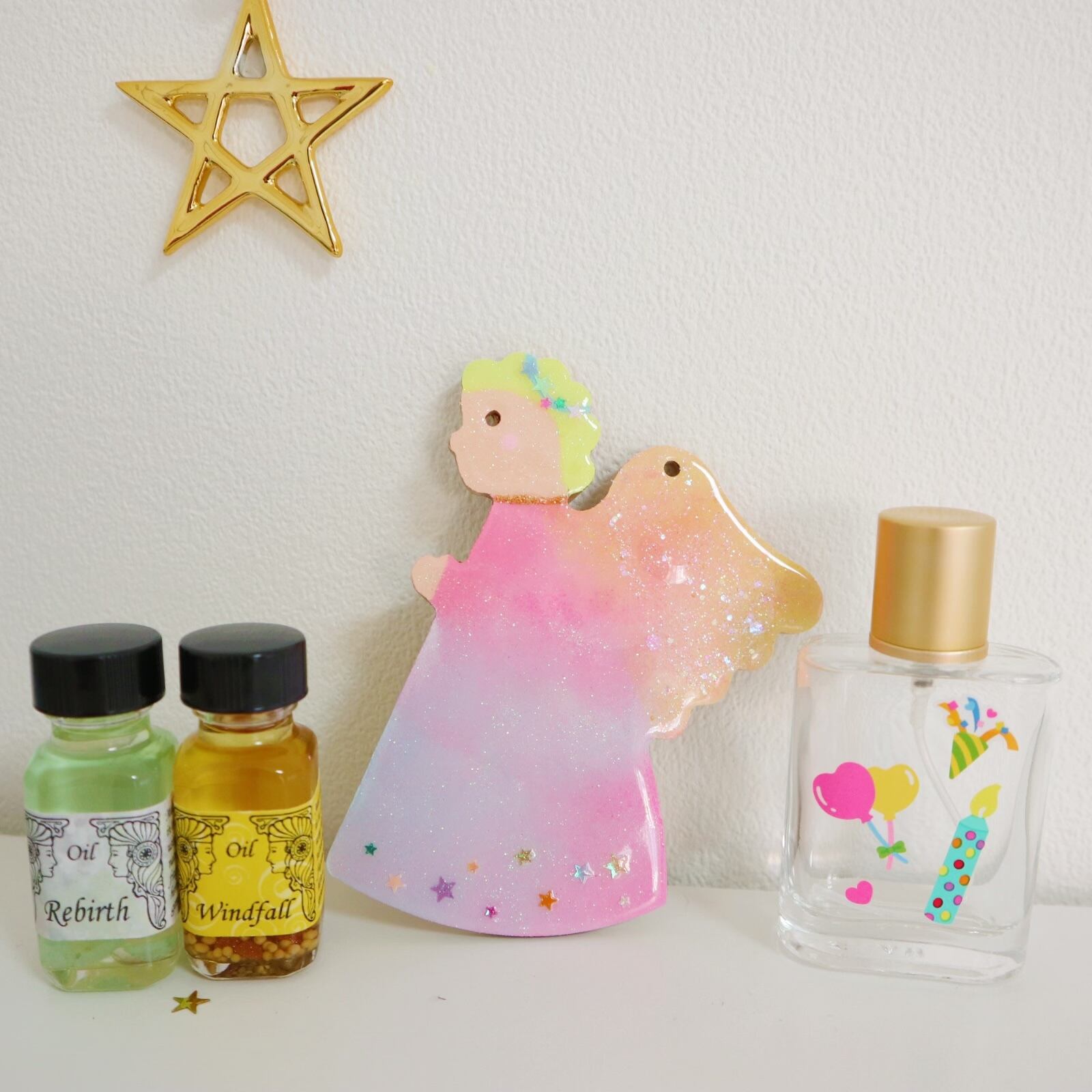 HAPPY NEW YEAR♡祝福の天使と作るおまじない魔法香水オイルスプレーセット