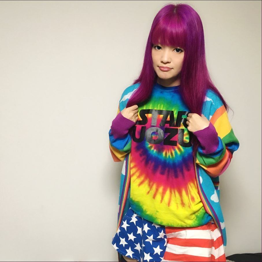 STAR UOZU　Tシャツ　タイダイ×ブラック