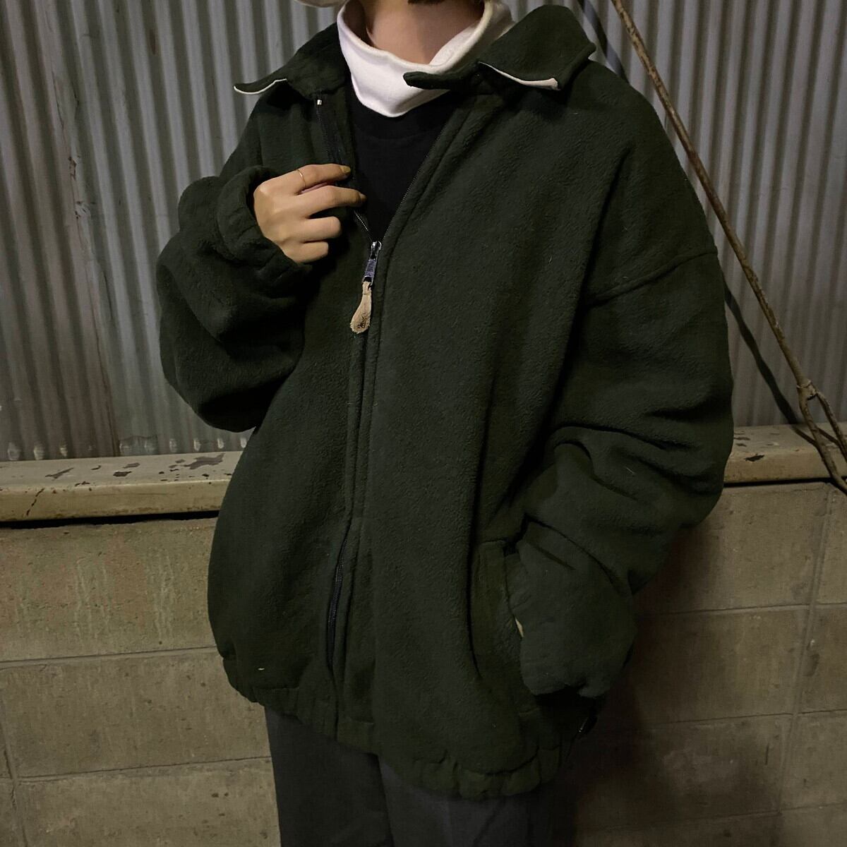 USA製 90年代 WOOLRICH ウールリッチ フリース スイングトップ メンズL 