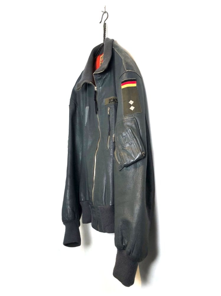 German Air Force] Vintage Leather Flight Jacket [1970s] Vintage Leather  Flight Jacket | beruf