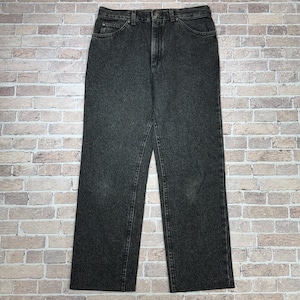 1980'S LEE 先染め BLACK DENIM PANT