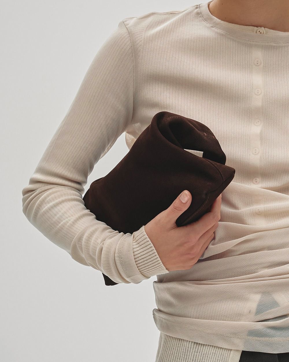 todayful Asymmetry Mesh Tops 12520611 | AMBIENT SHARE