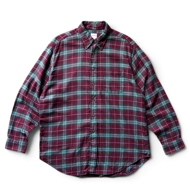 USED Brooks Brothers/346 Plaid BD L/S Flannel Shirts