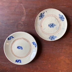 vn *【P118】2枚 ベトナム 幻の陶器 バッチャン焼き ビンテージ