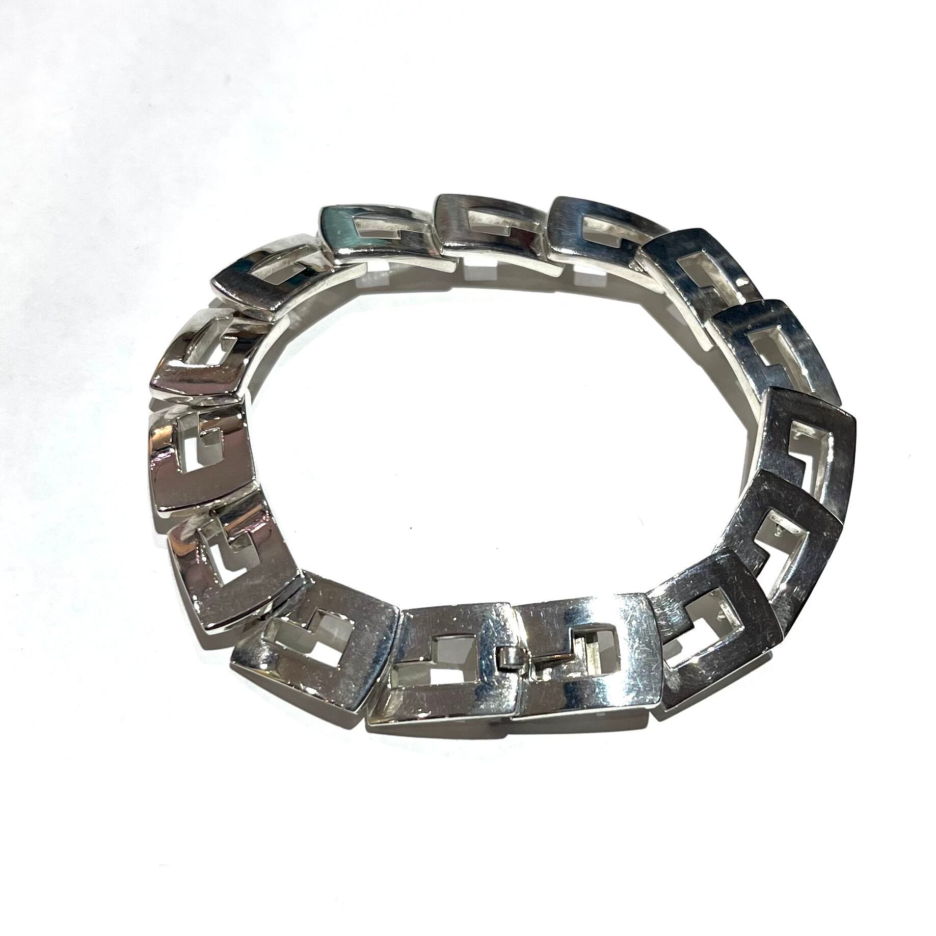 GUCCI】グッチ Gモチーフシルバー925 チェーンブレスレット