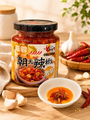 ニンニク入り辛味調味料（蒜味朝天椒）　240g