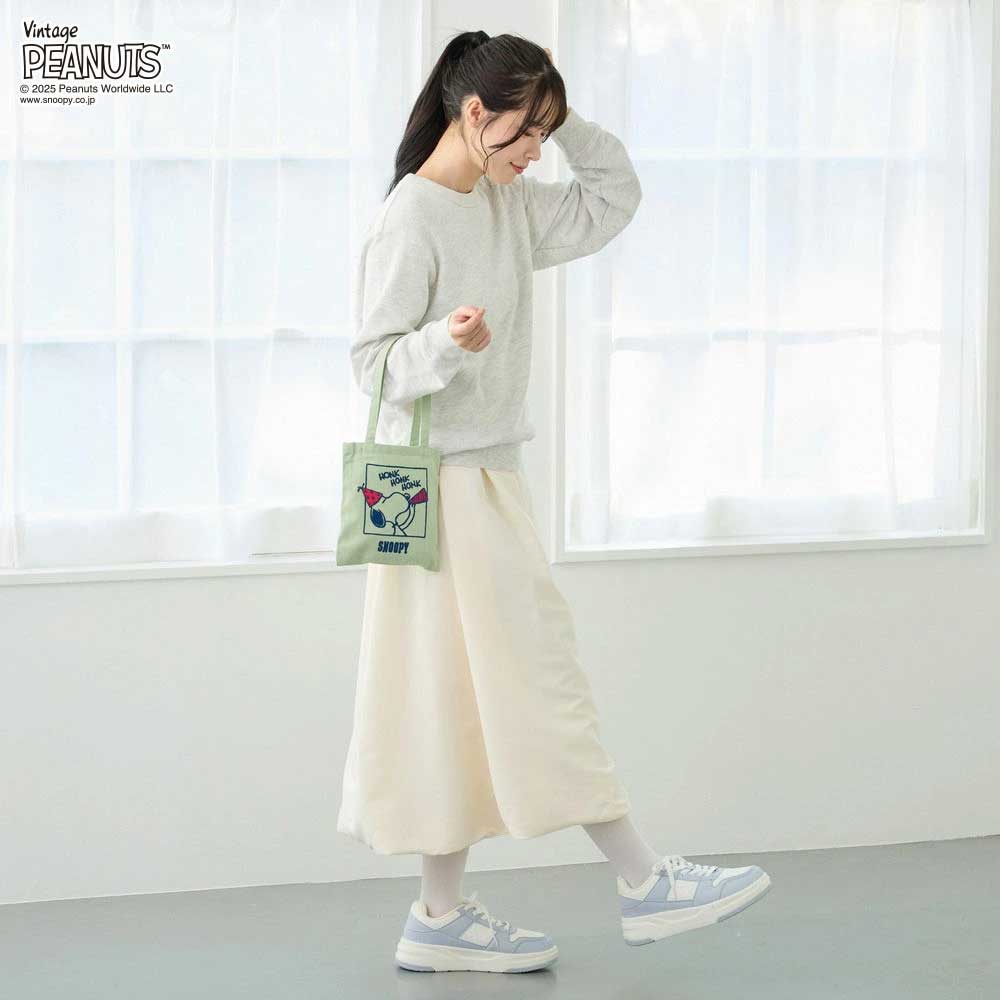 ピーナッツページ 2025新作 スヌーピーバッグ ミニトート ROOTOTE Vintage PEANUTS