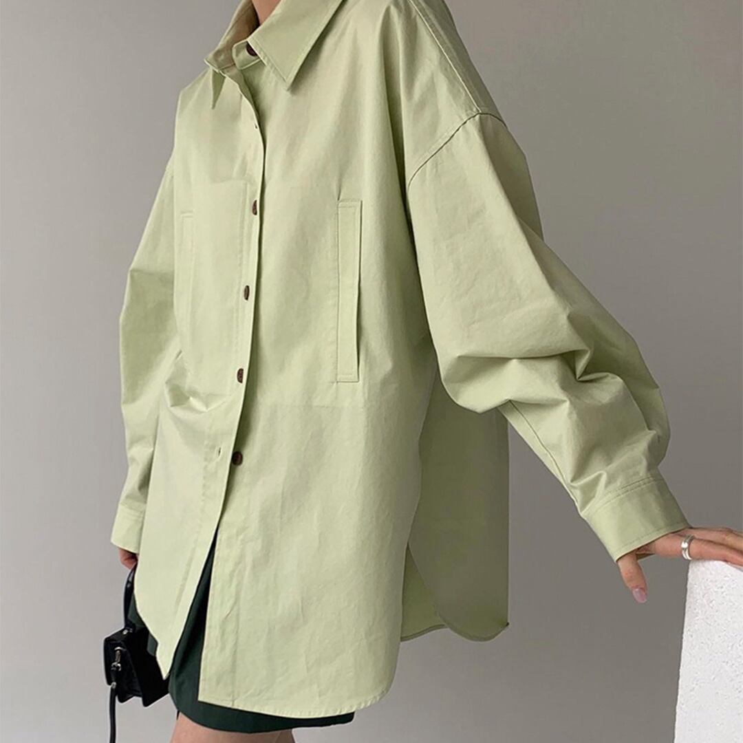 ライムオーバーシャツ K0167