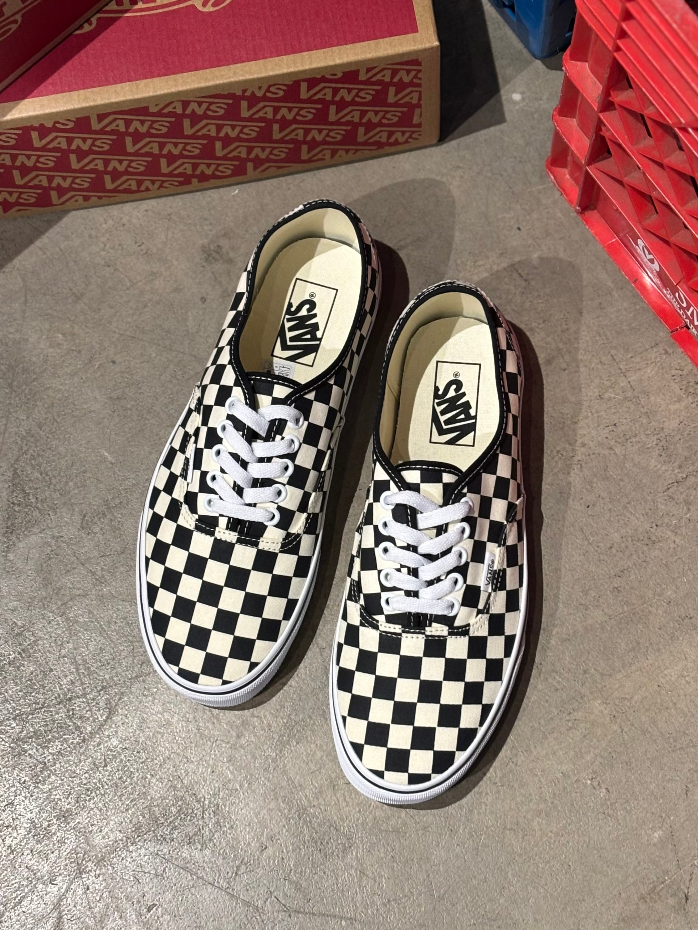 VANS Authentic PRIMARY CHECK Black/White / ヴァンズ