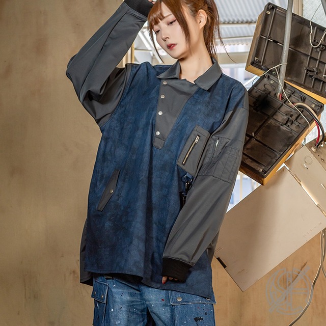 Desoro Works　Denim Nylon Pullover 3617801L