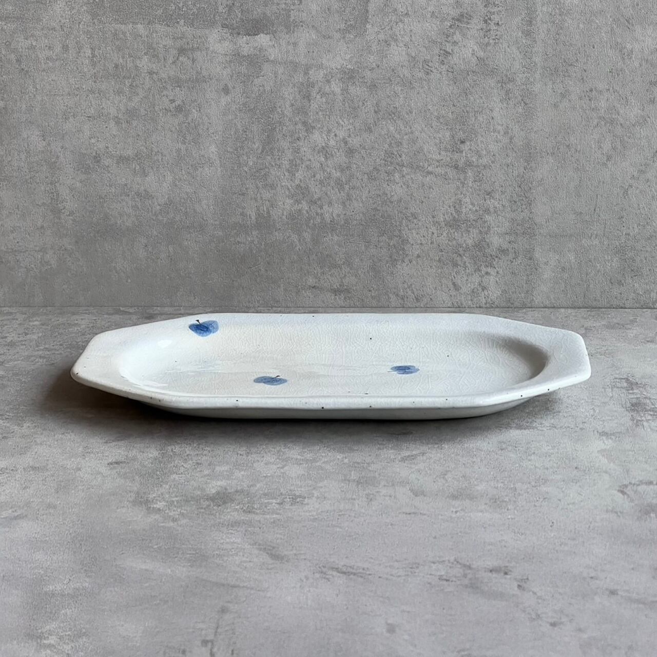 A2502 八角中皿 粉引りんご | KANESAN1893