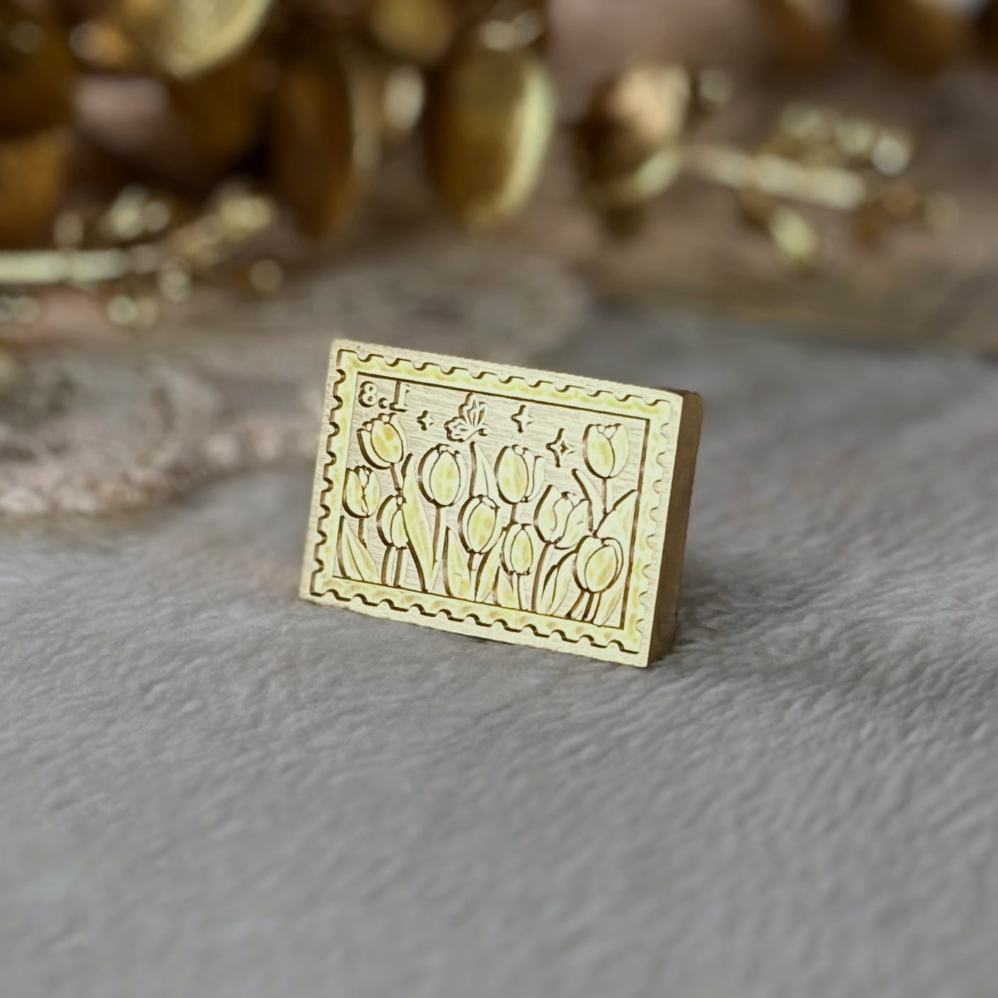 【縦20㎜×横28㎜】ヘッド スタンプチューリップ #SWH-187