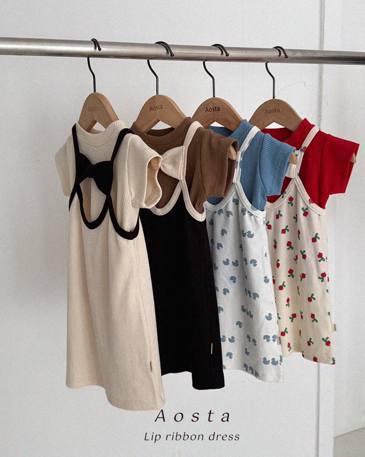 【取寄/韓国直送】Aosta 26/SM リブワンピース｜夏服｜韓国子供服