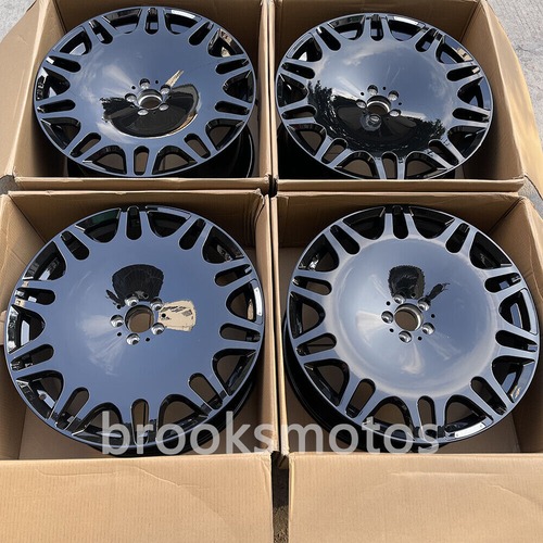 メルセデスベンツ W463 W463A G63 G500 24インチ Bスタイルグロスブラックブルホイール BRN-1960