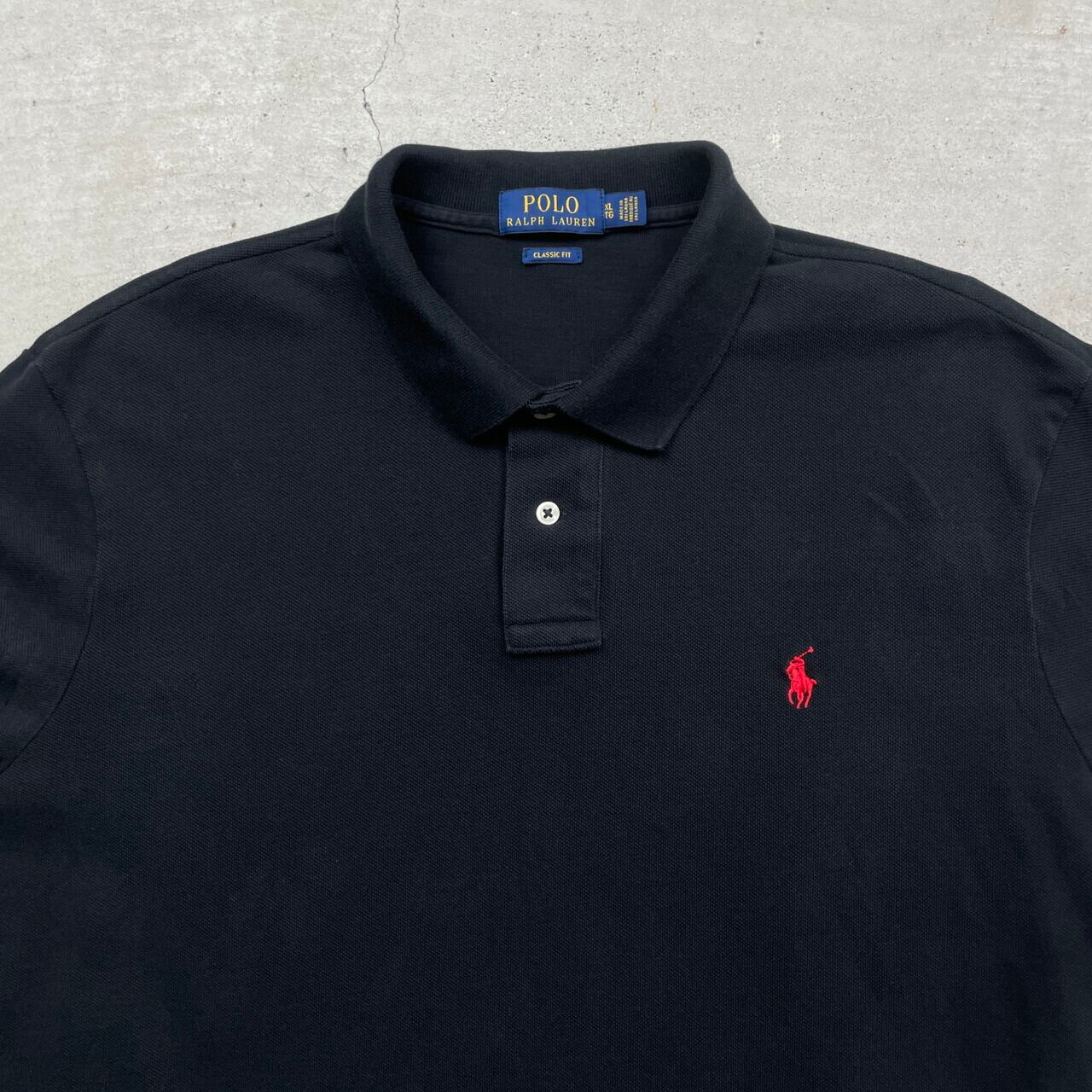 Polo Ralph Lauren ポロラルフローレン 長袖ポロシャツ 鹿の子 メンズ