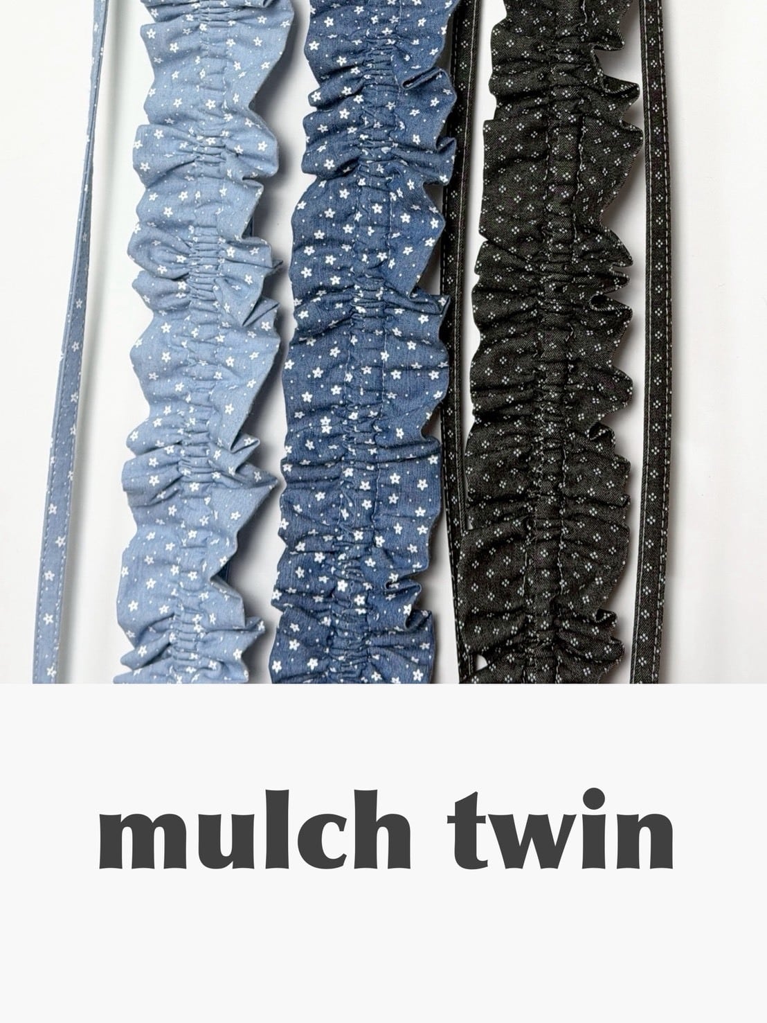 予約【littlesara】denim Multi Twin (3Color)