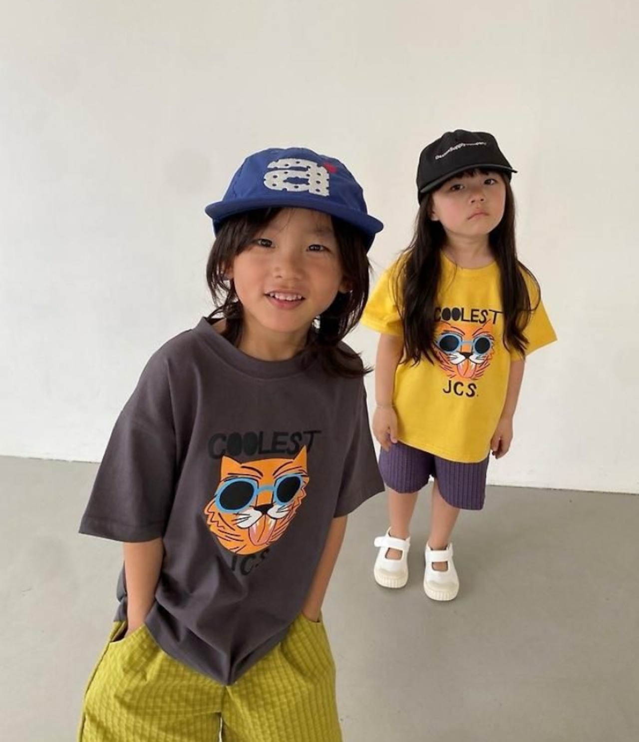【取寄/韓国直送】Mikki  26/SM サングラスタイガーTシャツ ｜家族コーデ ｜夏服｜韓国子供服