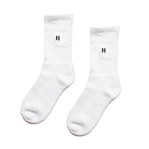 【HELLRAZOR】SYMBOL H LOGO SOX(WHITE)