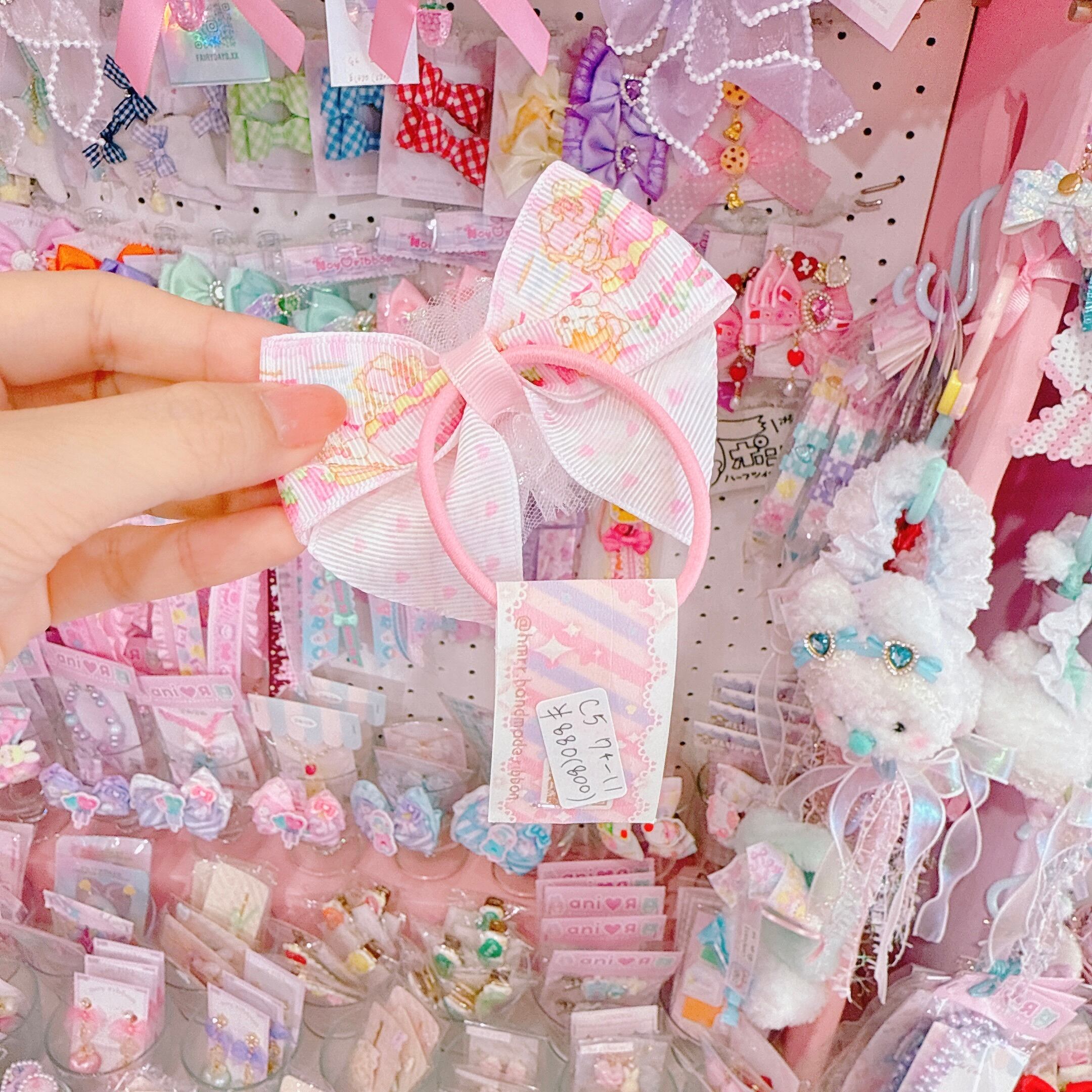 【C5】74-11チュールヘアゴム