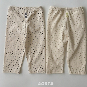【2点送料無料】«予約»«Aosta» こんぺいとうレギンス 2colors