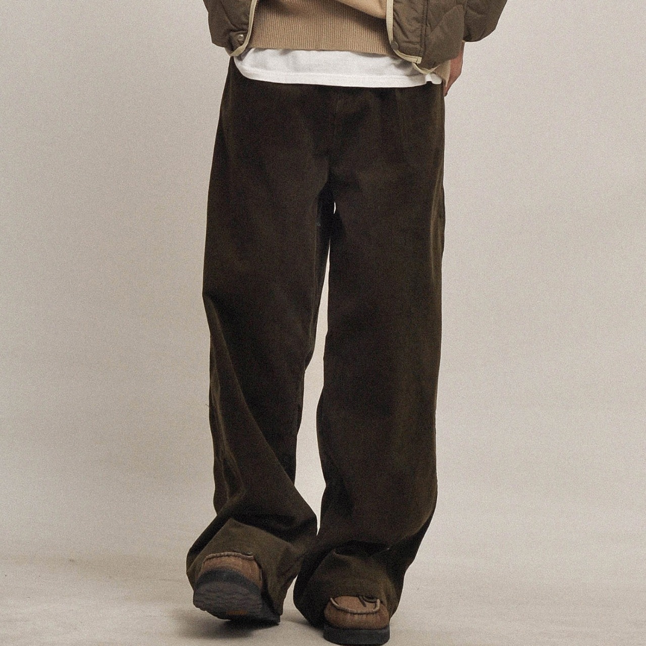 ヘビーコットンストレートパンツ Wide Trousers N3505 - 11